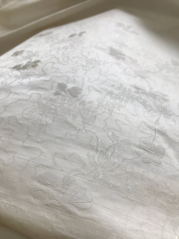 Designer Quality Silk Shantung Jacquard : BRIDAL/ ZEN!!!