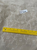 Silk Shantung Jacquard  - VINE Pattern