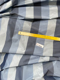 Fantastic Quality Silk Taffeta Stripes - STEEL/ SKY BLUE/ GRAY!!!