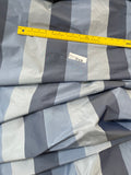 Fantastic Quality Silk Taffeta Stripes - STEEL/ SKY BLUE/ GRAY!!!