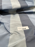 Fantastic Quality Silk Taffeta Stripes - STEEL/ SKY BLUE/ GRAY!!!