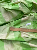 Fantastic Quality Silk Taffeta Plaids - OFF-WHITE/ GREENS!!!