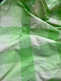 Fantastic Quality Silk Taffeta Plaids - OFF-WHITE/ GREENS!!!