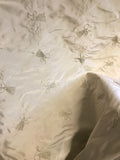 Fantastic Quality Silk Taffeta Embroidery -TASSEL DESIGN/DARK IVORY!!!