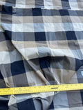 Designer Quality Gorgeous Silk Taffeta Plaid - CREAM/BLACK/PEWTER/TAUPE!!!