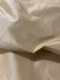 Designer Quality Silk Taffeta Mini Stripes - IVORY/ SIENNA!!!
