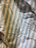 Designer Quality Silk Taffeta Stripes - SAGE/ IVORY!!!