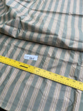 Designer Quality Silk Taffeta Stripes - SAGE/ IVORY!!!