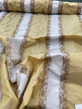 Designer Quality Gorgeous Silk Taffeta Jacquard - FLORAL!!!