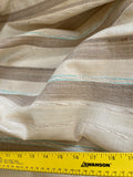 Fabulous Quality Unique Raw Silk Tussah Novelty Raised Stripes - SEA FOAM GREEN!!!