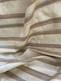 Fabulous Quality Unique Raw Silk Tussah Novelty Raised Stripes - SEA FOAM GREEN!!!