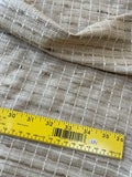 Fabulous Quality Raw Silk Tussah Checks - NATURAL!!!
