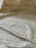 Fabulous Quality Raw Silk Tussah Checks - NATURAL!!!