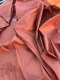 Fabulous Quality Silk Taffeta Iridescent - CINNAMON CAKE!!!