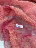 Exquisite Quality Silk Tissue Pleated - FUCHSIA/ GOLD!!!