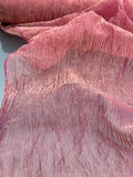 Exquisite Quality Silk Tissue Pleated - FUCHSIA/ GOLD!!!