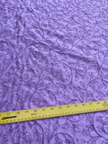 Designer Quality Silk Shantung Hand Embroidered  - LIGHT PURPLE!!!
