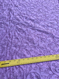 Designer Quality Silk Shantung Hand Embroidered  - LIGHT PURPLE!!!
