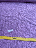 Designer Quality Silk Shantung Hand Embroidered  - LIGHT PURPLE!!!