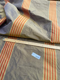 Designer Quality Silk Taffeta Stripes - SAND GLOW/ ORANGE/ GOLD!!!