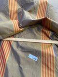 Designer Quality Silk Taffeta Stripes - SAND GLOW/ ORANGE/ GOLD!!!