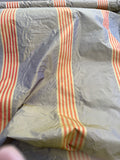 Designer Quality Silk Taffeta Stripes - SAND GLOW/ ORANGE/ GOLD!!!
