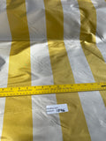 Designer Quality Silk Taffeta Stripes  - IVORY/ GOLDEN YELLOW!!!