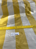 Designer Quality Silk Taffeta Stripes  - IVORY/ GOLDEN YELLOW!!!