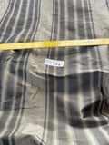 Designer Quality Silk Taffeta Stripes  - BLACK/ GRAY!!!