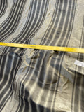 Designer Quality Silk Taffeta Stripes  - BLACK/ GRAY!!!