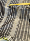 Designer Quality Silk Taffeta Stripes  - BLACK/ GRAY!!!