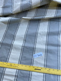 Designer Quality Silk Taffeta Stripes - IVORY/ GRAY!!!