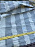 Designer Quality Silk Taffeta Stripes - IVORY/ GRAY!!!