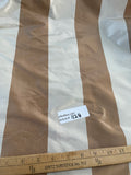 Designer Quality Silk Taffeta Stripes - IVORY/ UMBER!!!
