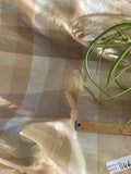 Designer Quality Silk Taffeta Plaid - NATURALS!!!