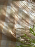Designer Quality Silk Taffeta Plaid - NATURALS!!!