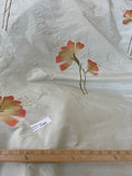 Designer Quality Silk Taffeta Gorgeous Embroidery - FLORAL!!!
