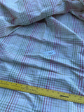Fantastic Quality Silk Taffeta Plaid  - OFF-WHITE/RED/GREENS!!!
