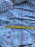 Fantastic Quality Silk Taffeta Plaid  - OFF-WHITE/RED/GREENS!!!