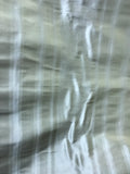 Designer Quality Silk Taffeta Stripes  - IVORY/ GREENISH GRAY!!!